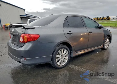2010 Toyota Corolla Base from USA, damaged, VIN 2T1BU4EE2AC382712